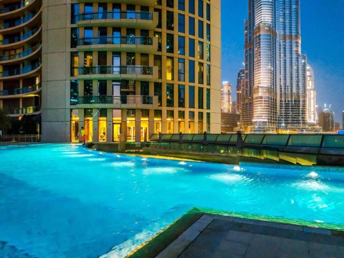 First Class 3Br With Full Burj Khalifa And Fountain View 두바이 외부 사진