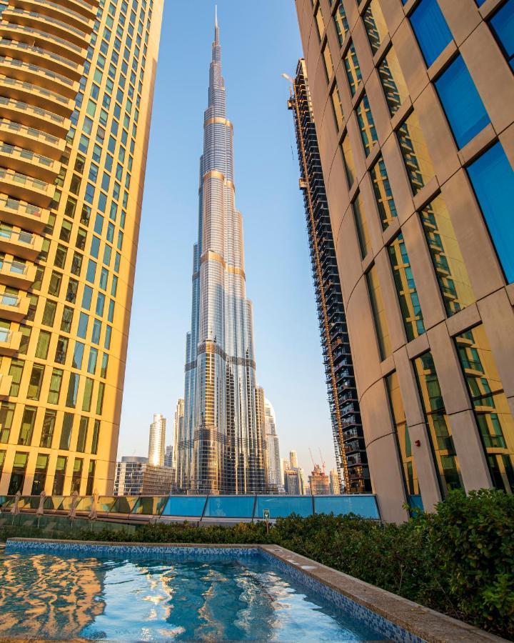 First Class 3Br With Full Burj Khalifa And Fountain View 두바이 외부 사진
