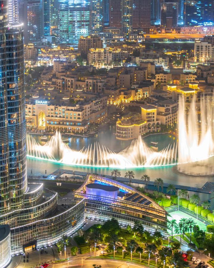 First Class 3Br With Full Burj Khalifa And Fountain View 두바이 외부 사진