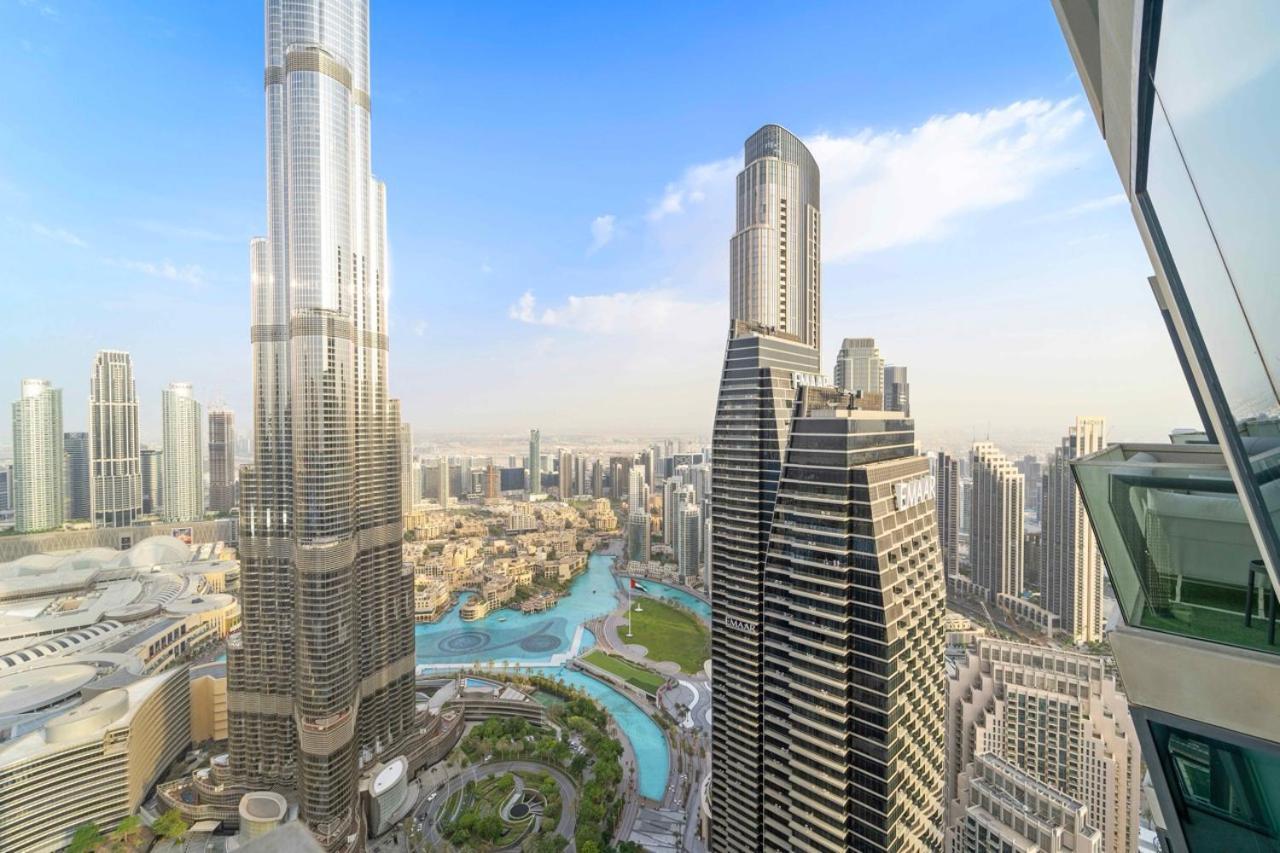 First Class 3Br With Full Burj Khalifa And Fountain View 두바이 외부 사진