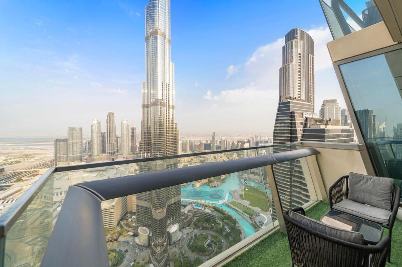 First Class 3Br With Full Burj Khalifa And Fountain View 두바이 외부 사진