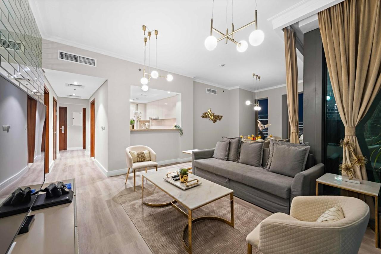 First Class 3Br With Full Burj Khalifa And Fountain View 두바이 외부 사진